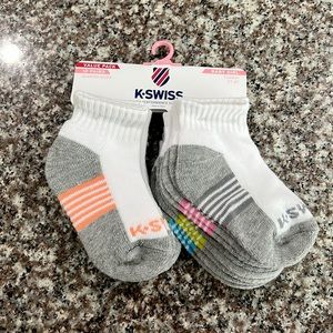 K-Swiss toddler girl socks 10 pairs